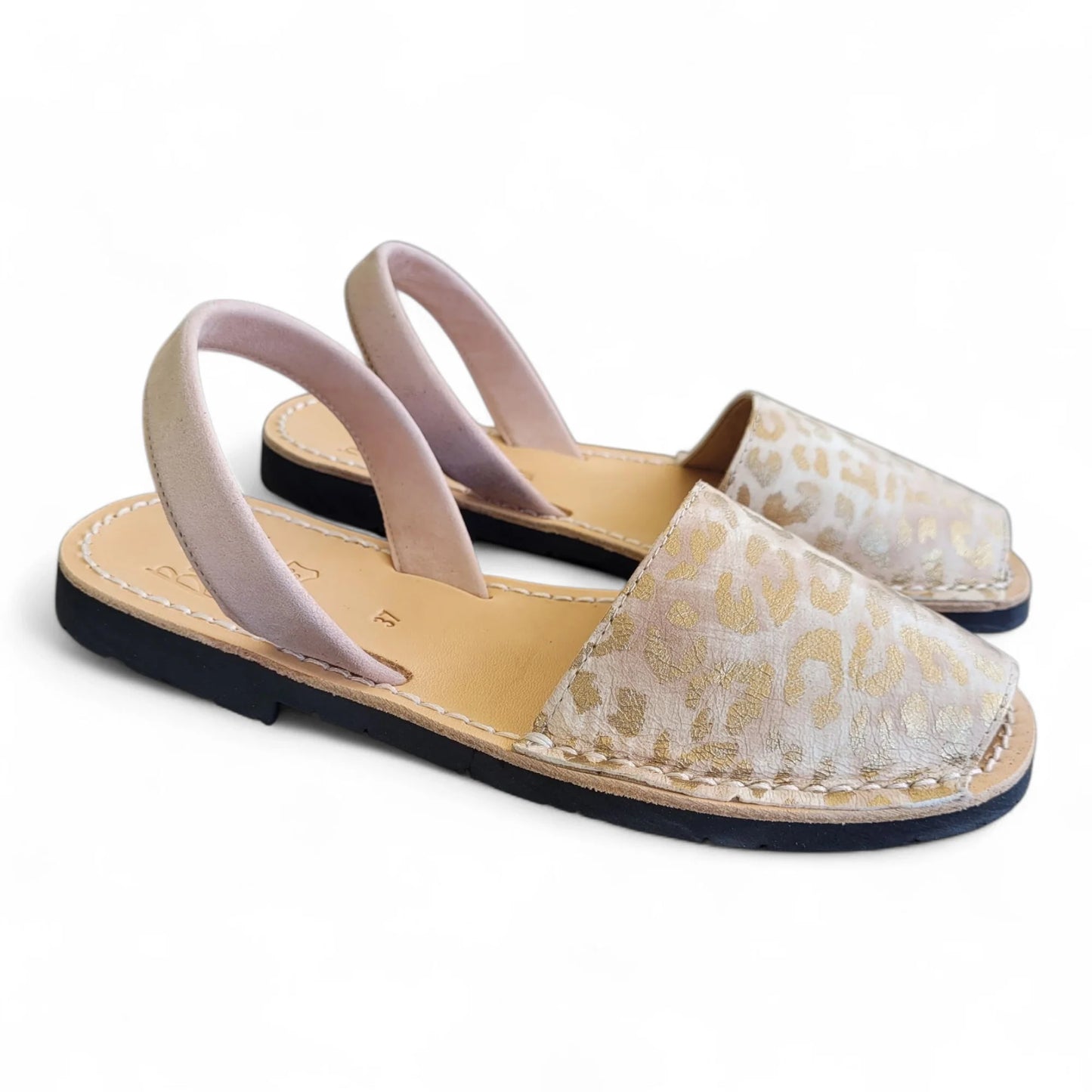 Avarca-Sandals-Gold-Leopard-right-angle
