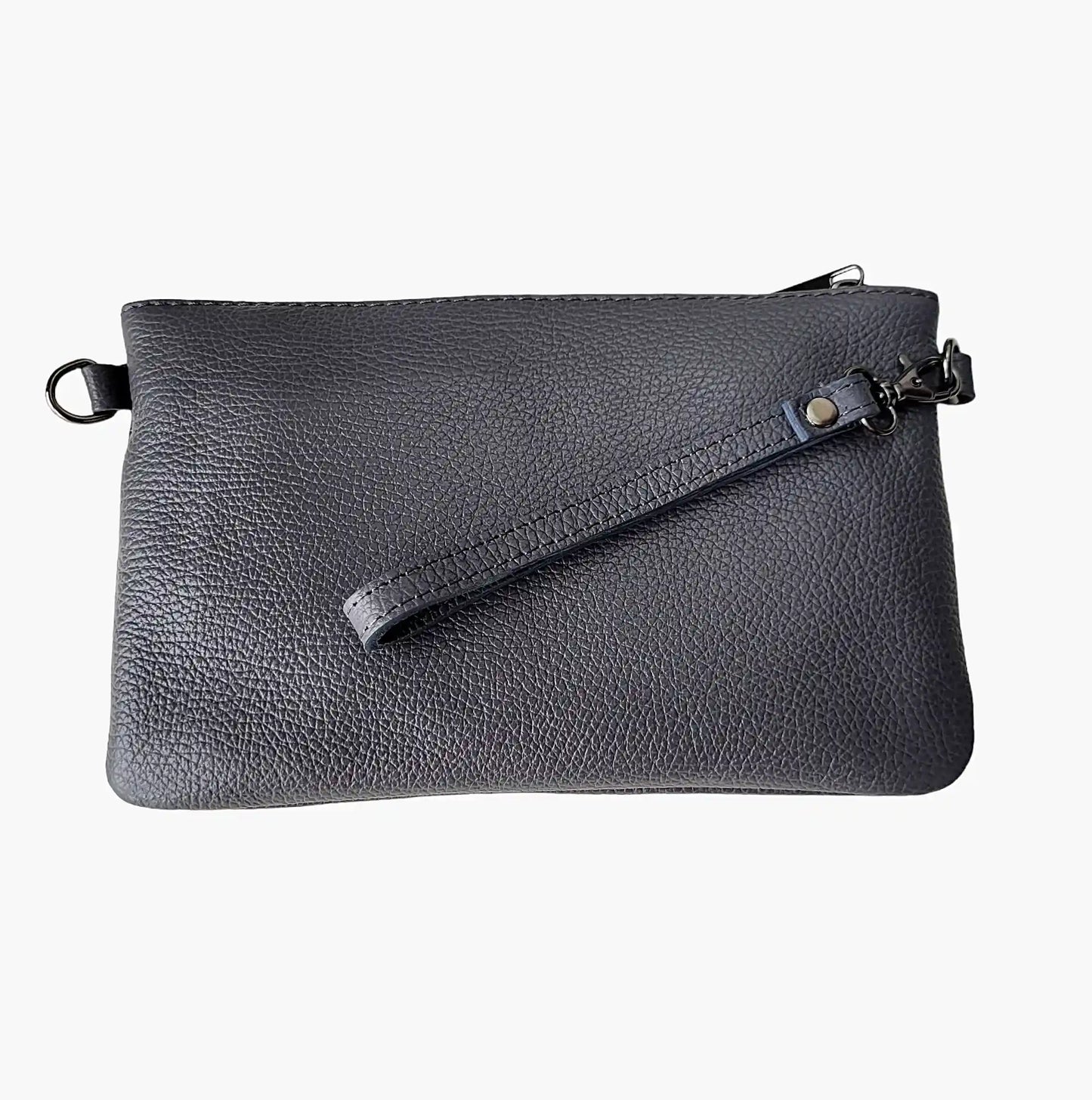 Crossbody-bag-Grey-Leather-clutch