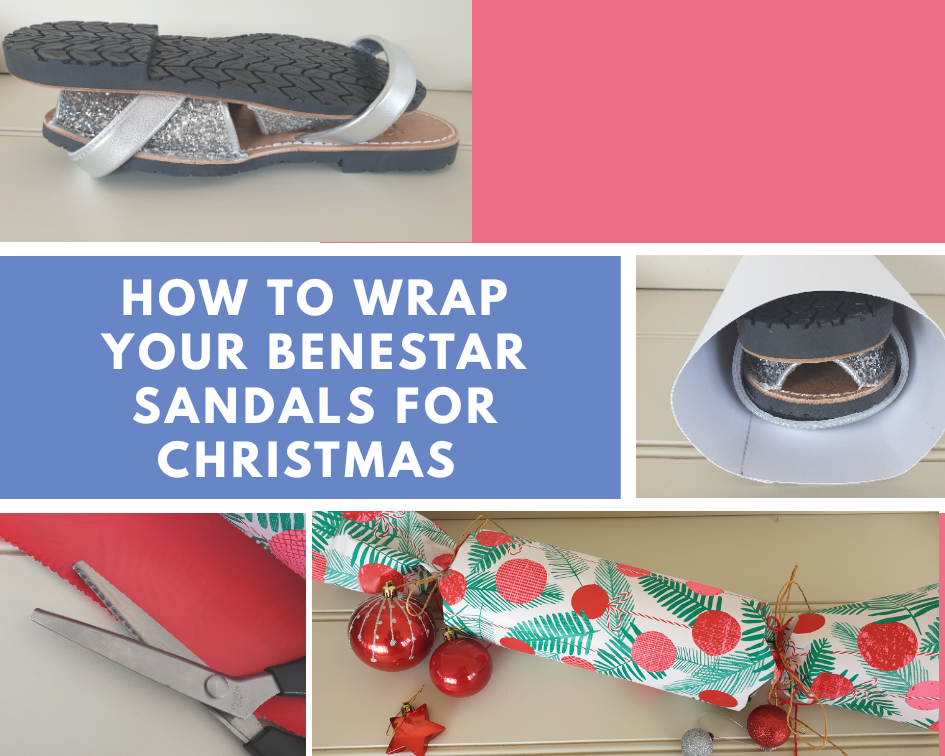 Wrapping your Benestar Sandals for Christmas!