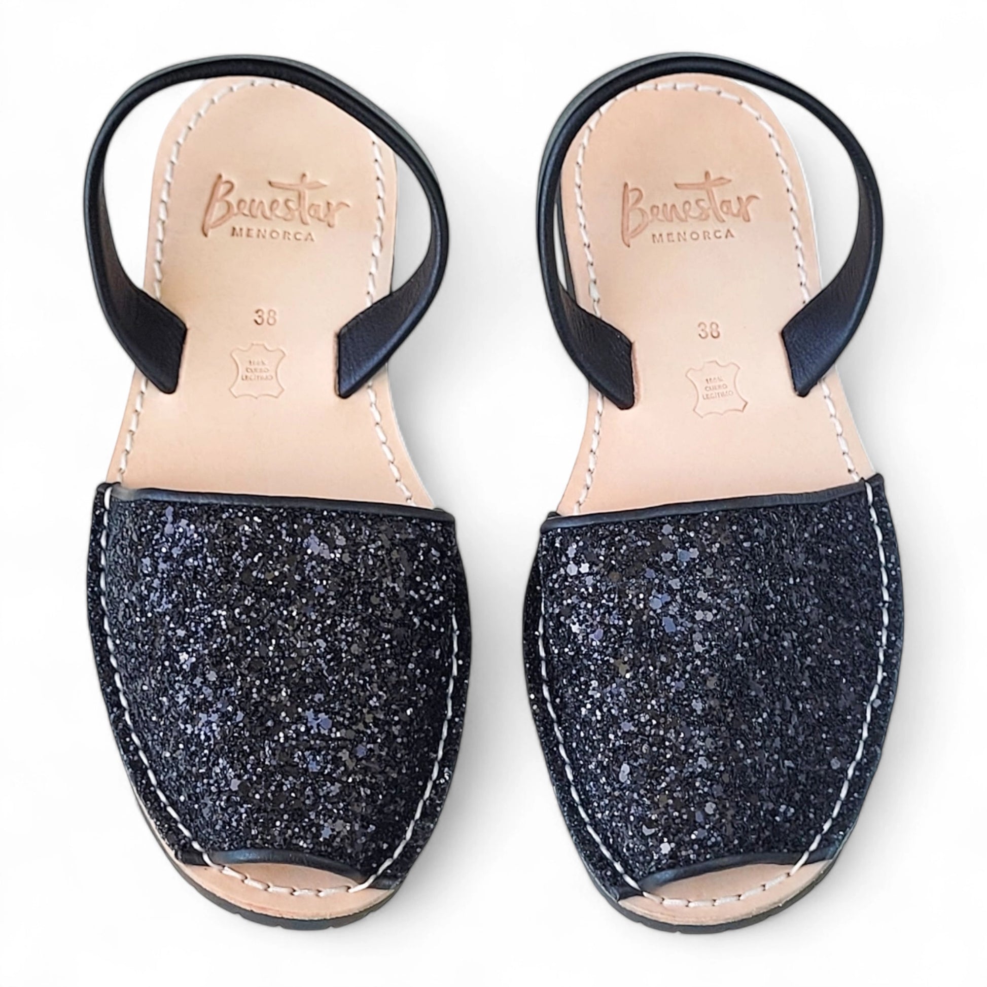 Avarca-sandals-black-glitter