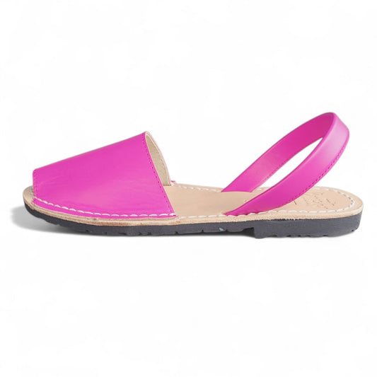 Avarca-sandals-fuchsia-side