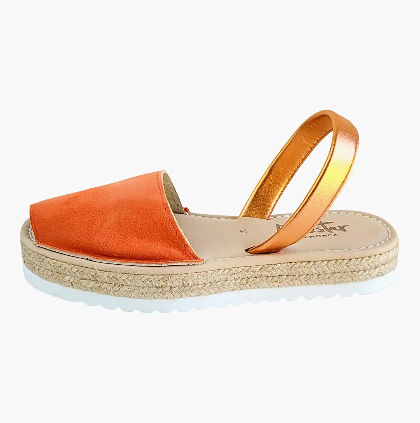 Avarcas-Orange-Espadrille-Platform-Sandals-side-view