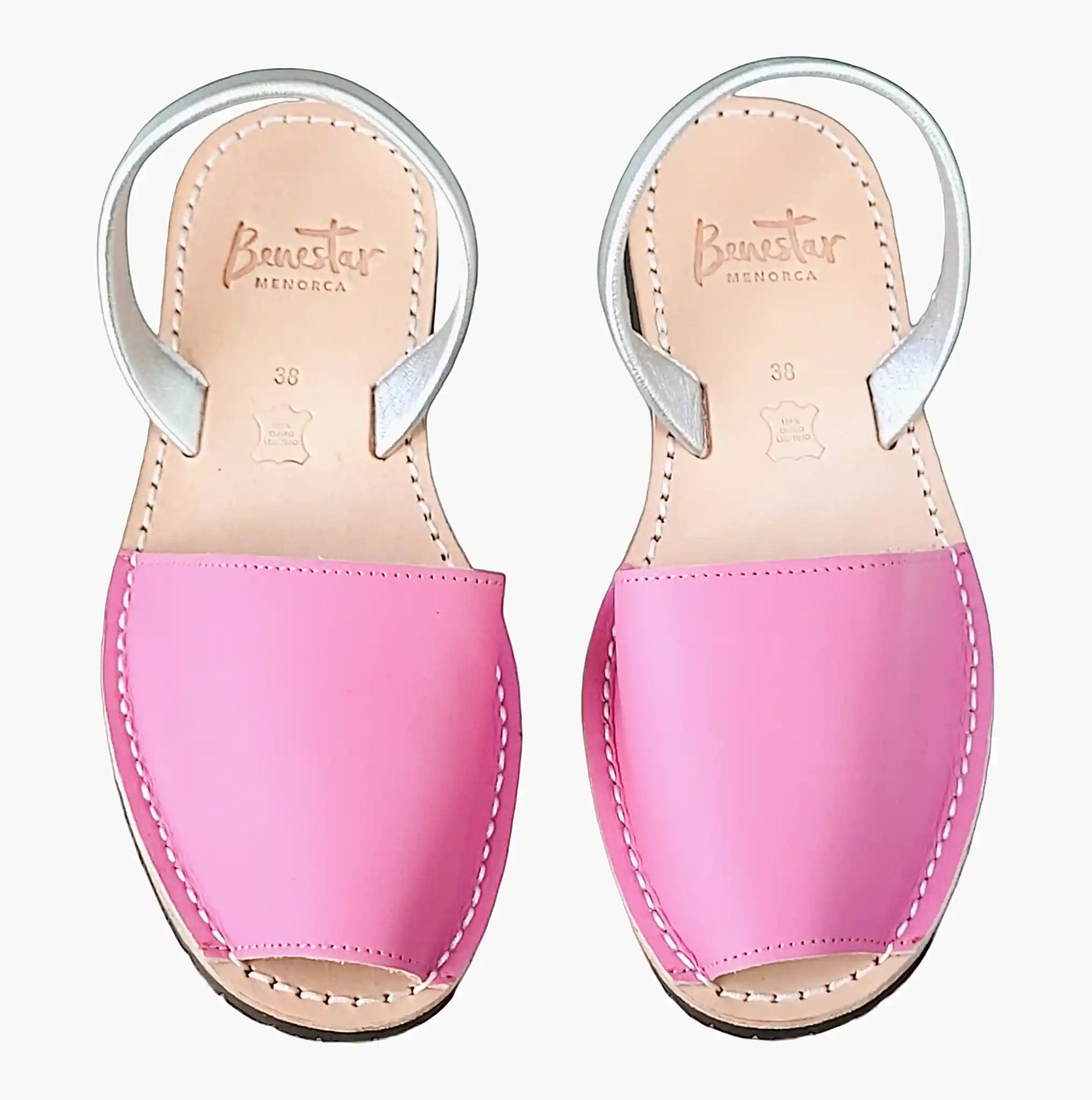 Avarcas-Pink-Silver-backstrap-Sandals