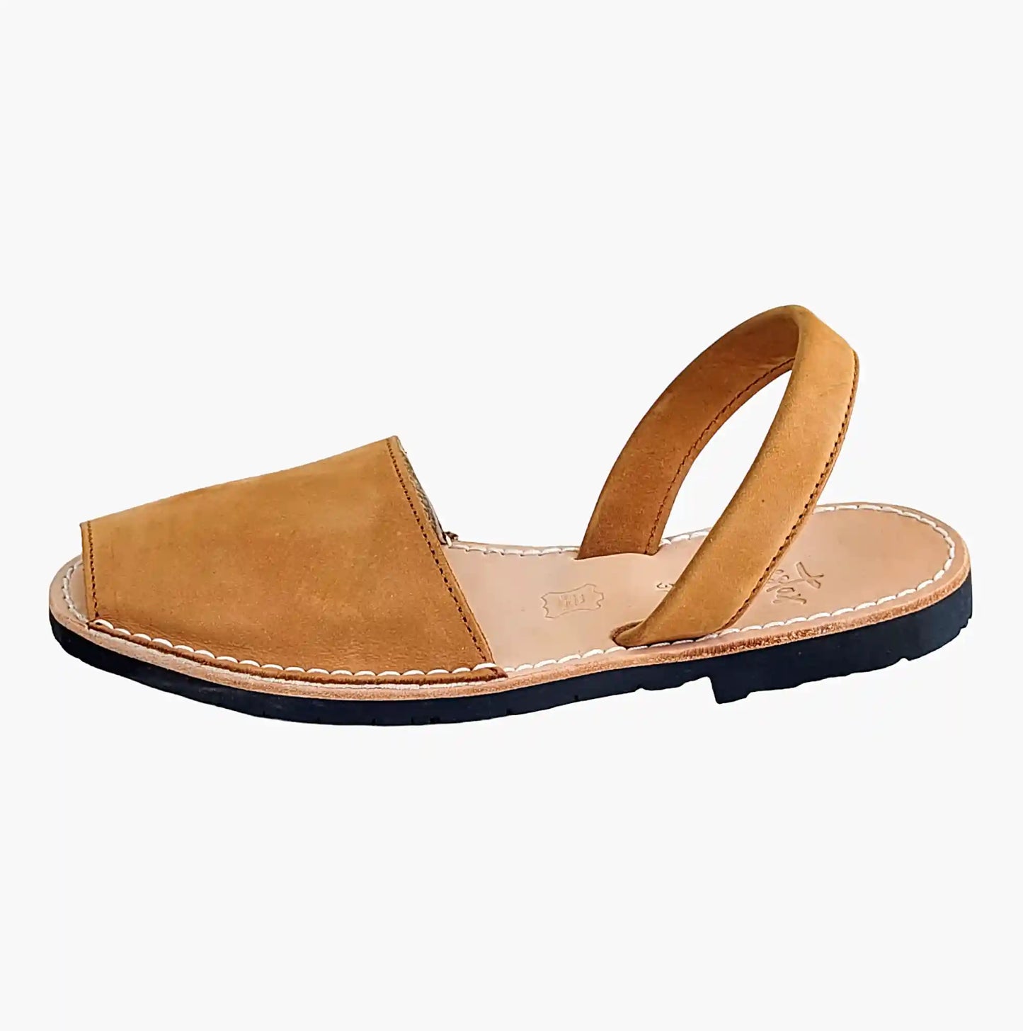 Avarcas-Tan-Nubuck-Sandals-side-view