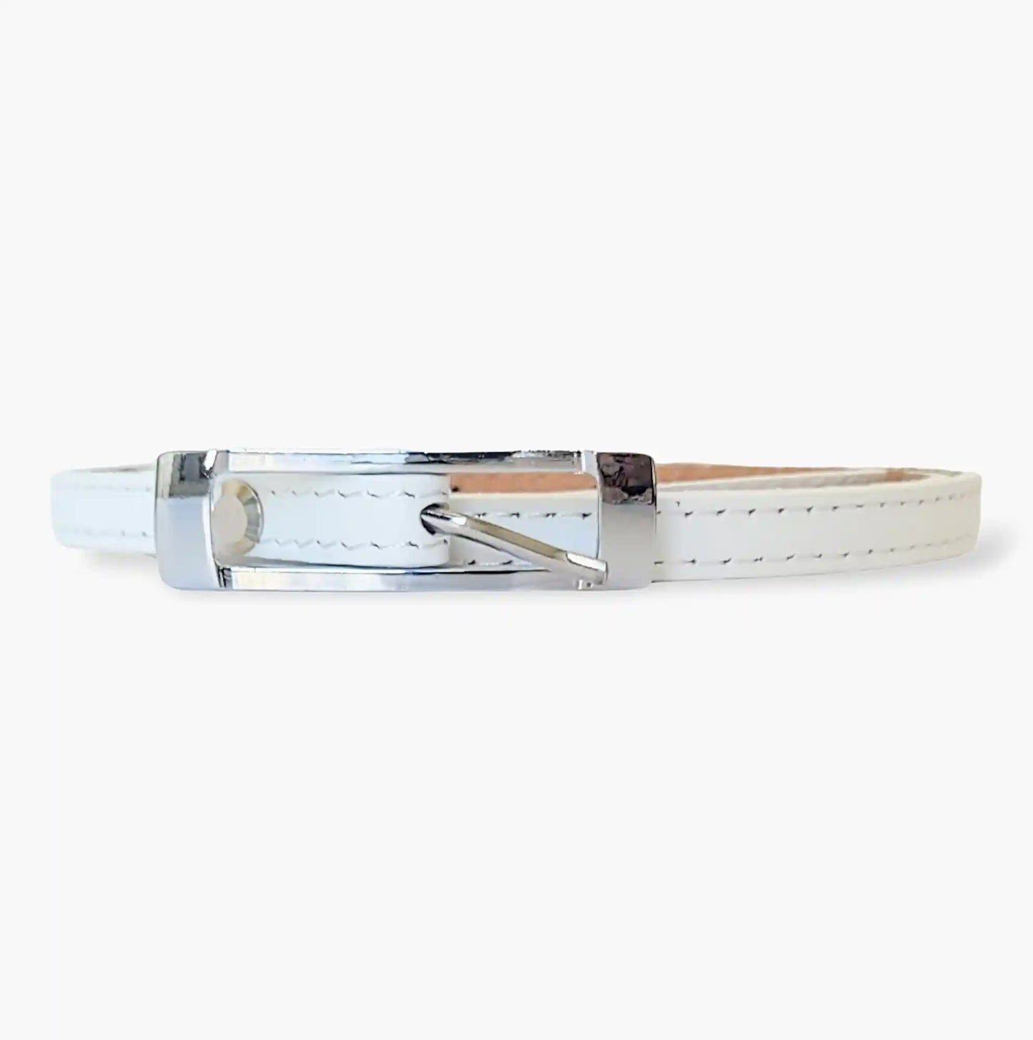 Belt-Ladies-White-Leather