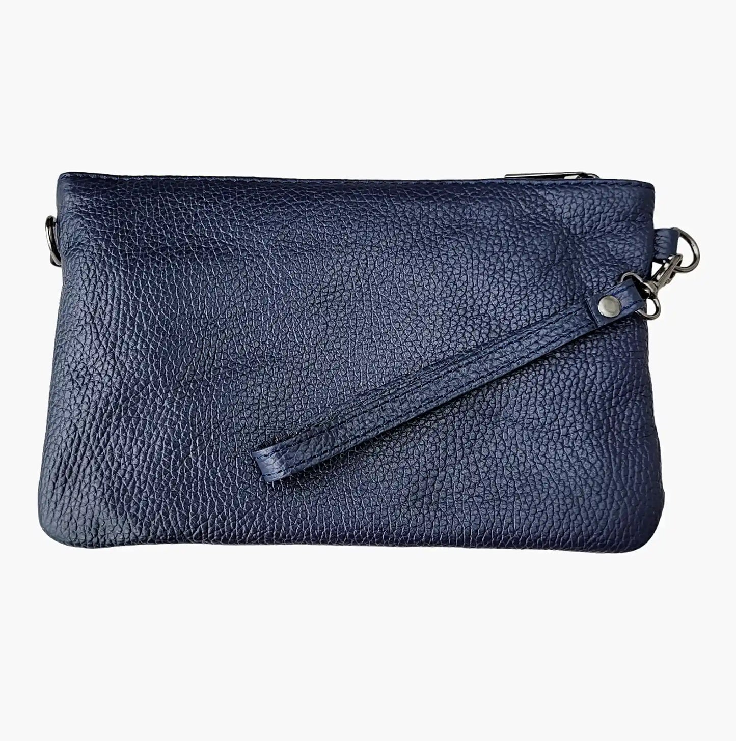 Crossbody-bag-Navy-Blue-Leather-bag-clutch