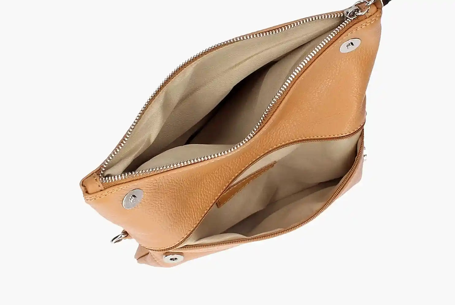 Shoulder-bag-Tan-leather-fold-bag