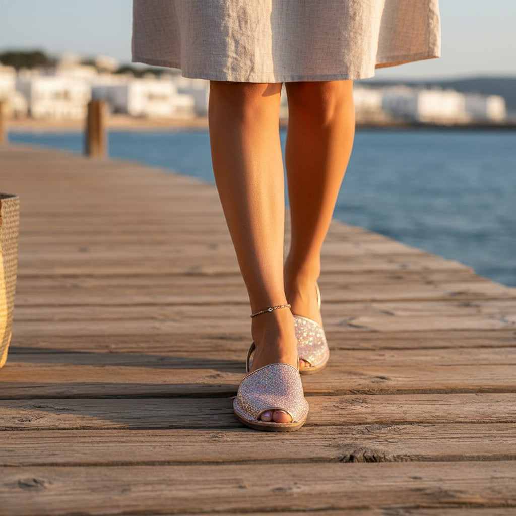 lifestyle-shot-walking-in-opal-avarca-sandals
